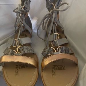 Sorel lace up sandals